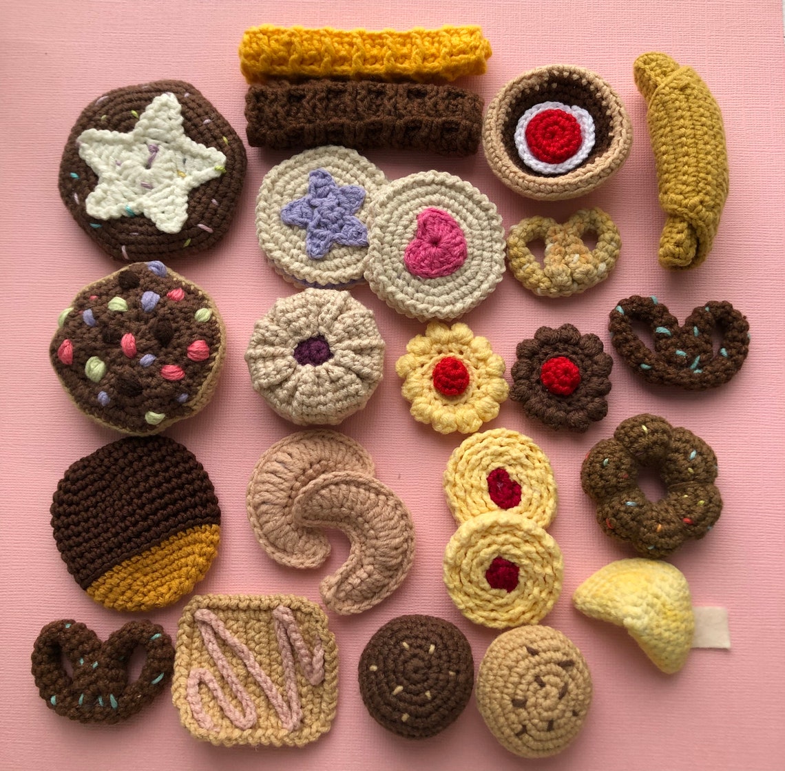 COOKIES Crochet Pattern Amigurumi Pattern Crochet Play Etsy UK