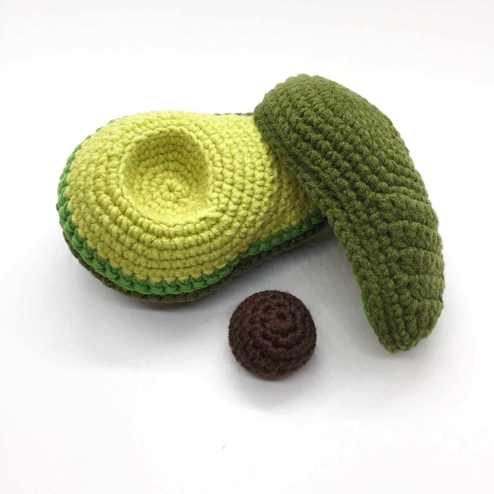 AVOCADO Crochet Avocado Pattern Crochet Food Pattern Etsy