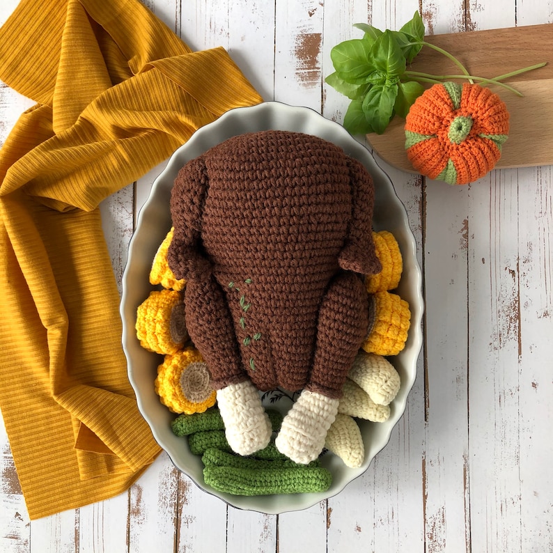 TURKEY Crochet Pattern  Thanksgiving Day Decor Pattern image 2