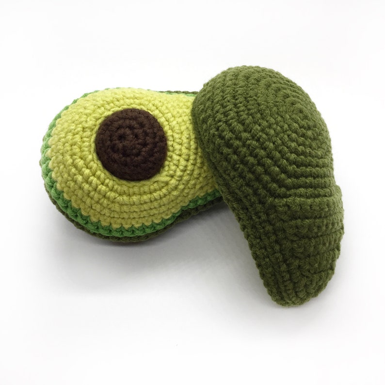 AVOCADO Crochet Avocado Pattern Amigurumi Toys Pattern Etsy