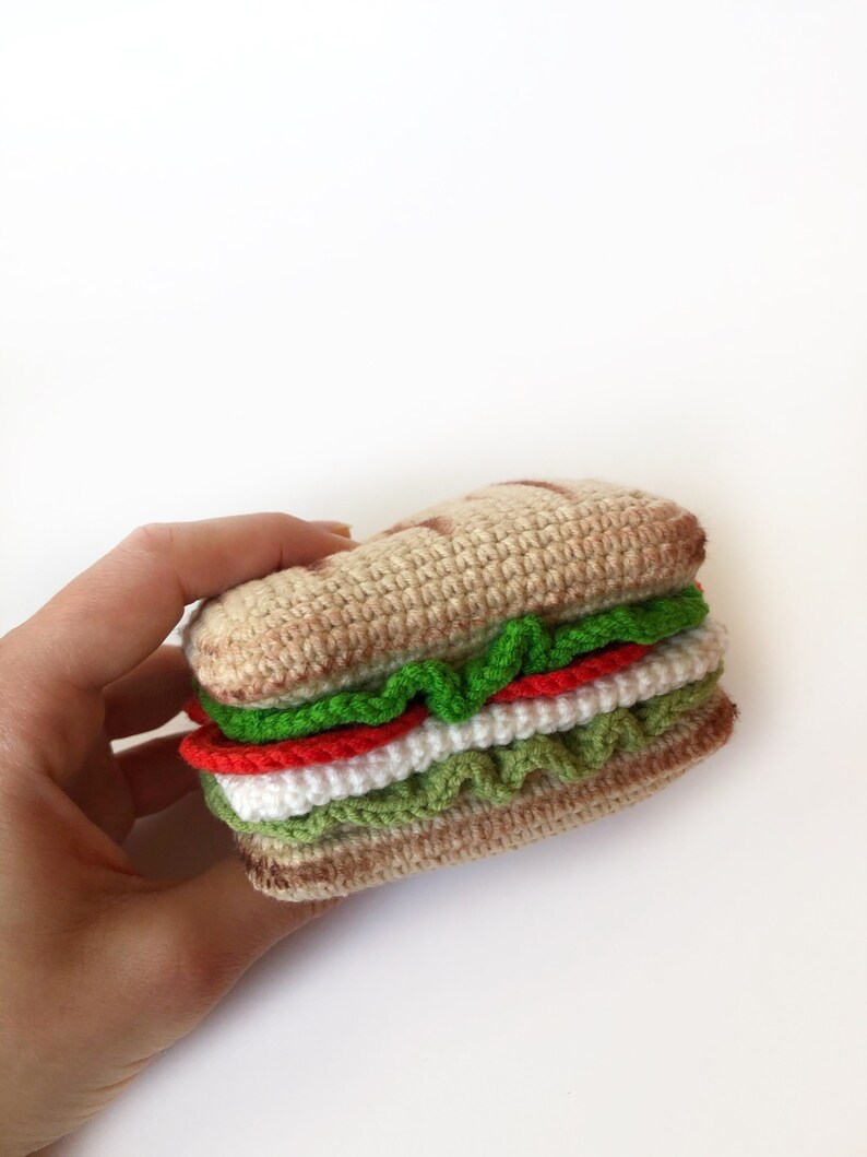 Crochet play food pattern Play Pretend Food Amigurumi Etsy