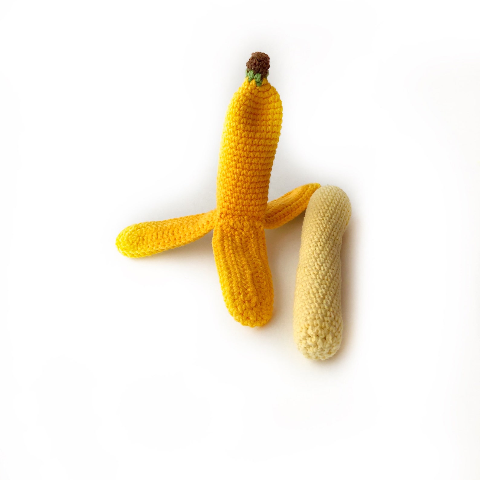 BANANA Crochet Banana Amigurumi Pattern Crochet Play Food Etsy