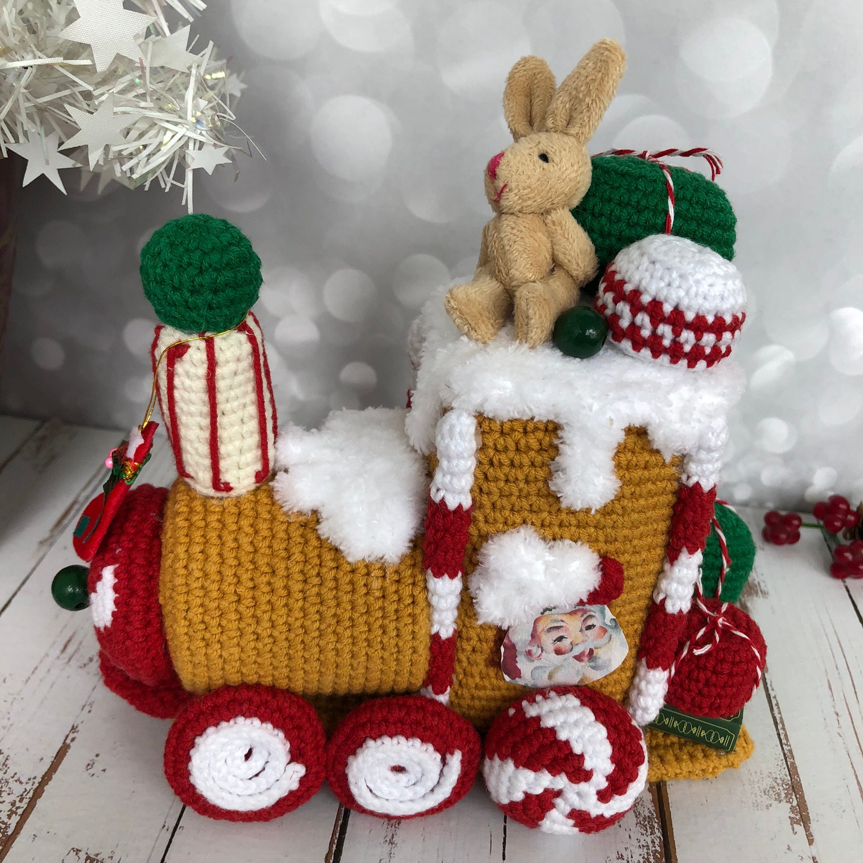 Train Crochet Pattern Christmas Crochet Pattern Christmas Etsy
