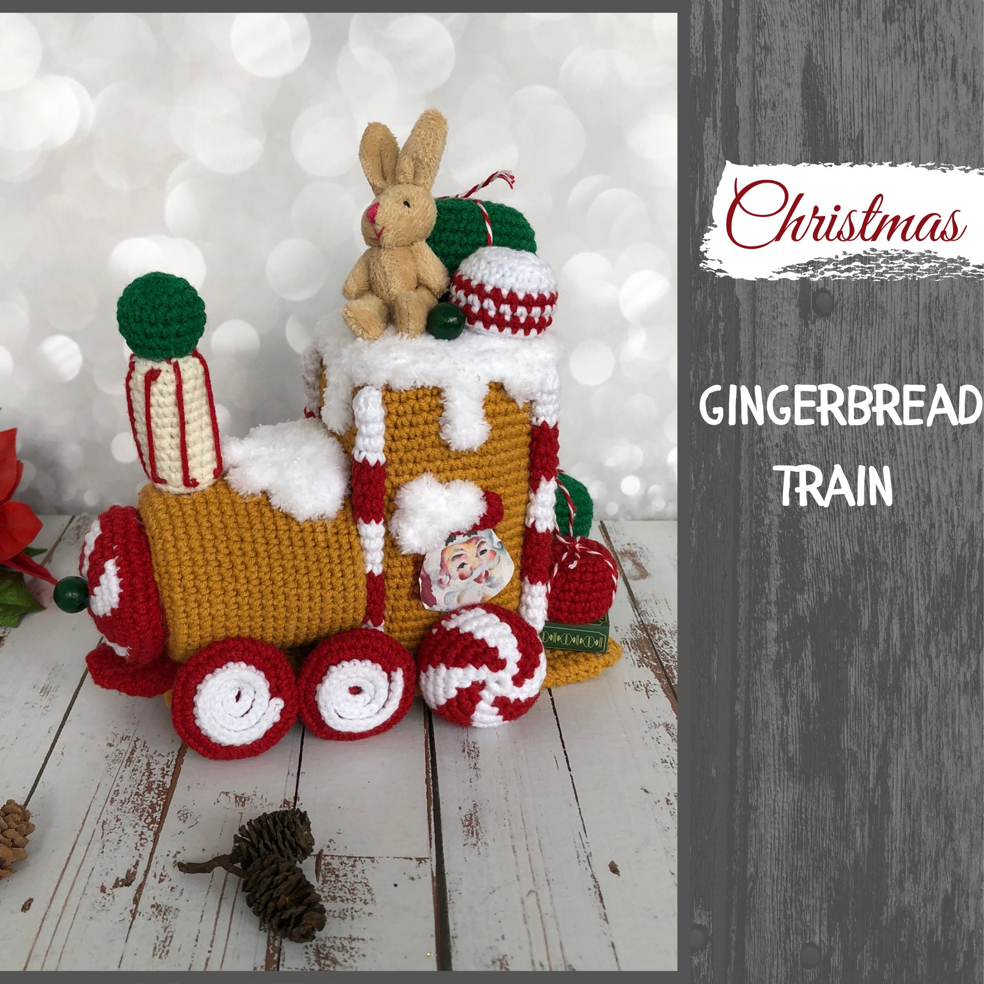 Train Crochet Pattern Christmas Crochet Pattern Christmas Etsy