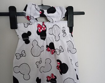 Minnie skirt, 2/3 years, matching headband