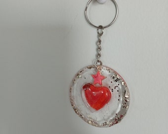 Resin key ring