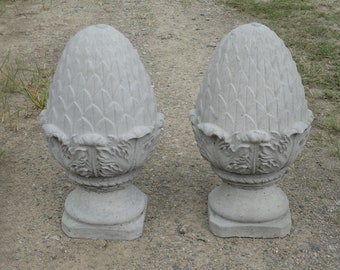Pineapple Concrete Statue, Pineapple Finial, Concrete Pineapple, Pineapple Decor, Home Accent Decor, Garden Statue Decor, Pineapple Decor