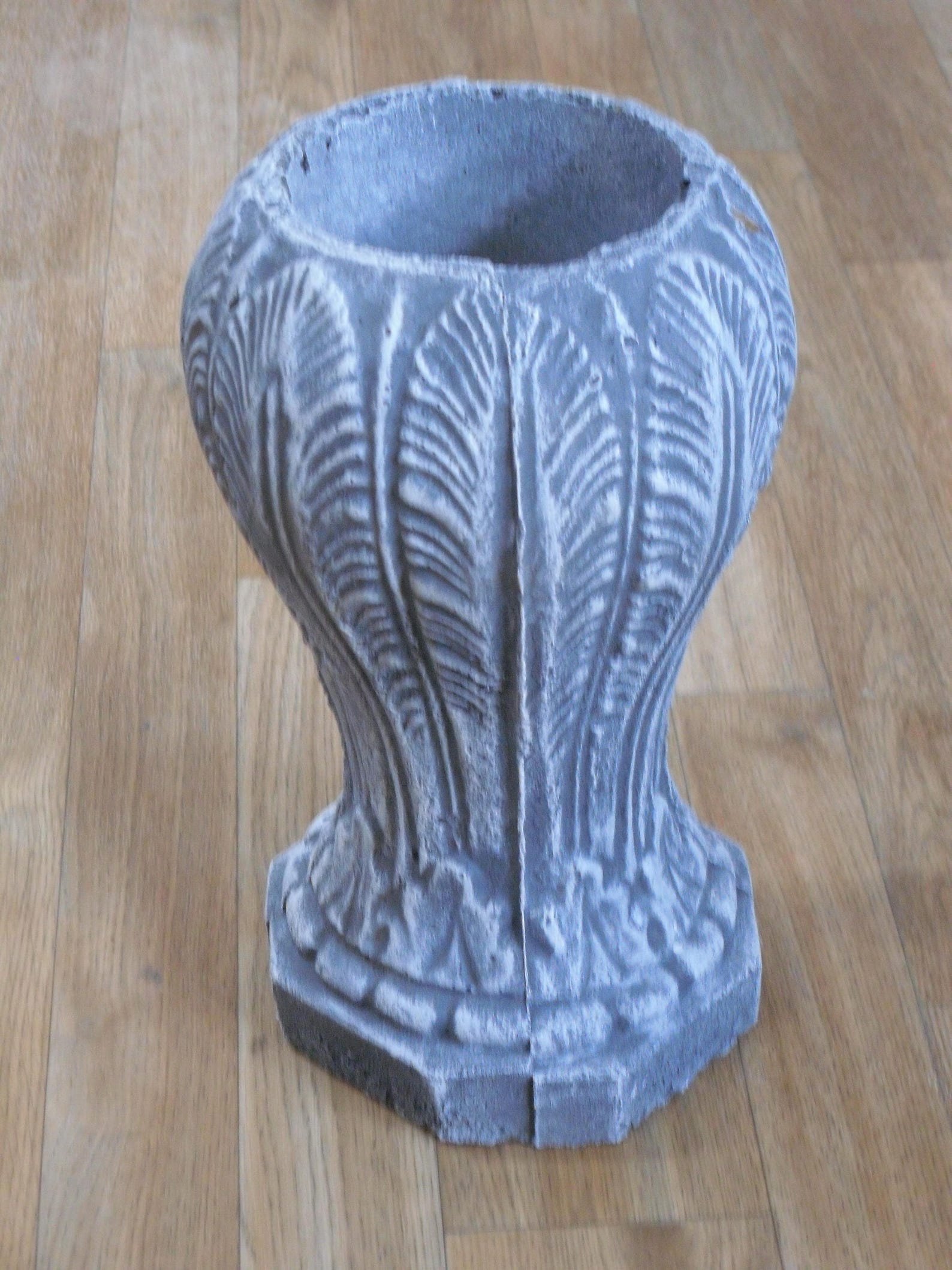 Cement Vases Vases Memorial Vase Patio Vase Home Decor Etsy