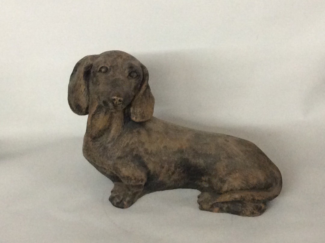 Dog Statues, Dachshund, Concrete Statue, Pet Statue, Pet Memorials, Pet