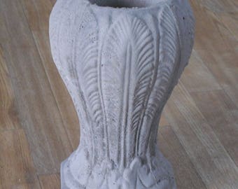 Cemetery Memorial Vase, Cement Vases, Vases, Memorial Vase, Patio Vase, Home Decor Vase, Centerpiece Urn, Cement Planter, Urn, Statues