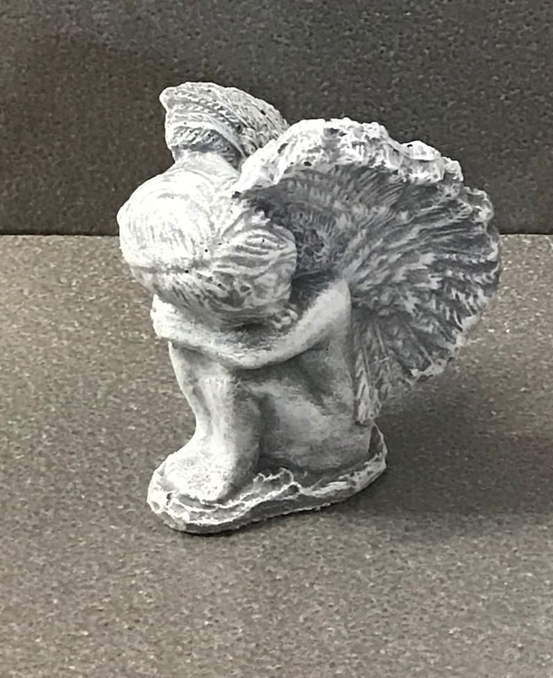 Angel Statue Cherub Statues Sleeping Angel Cement Angel Etsy