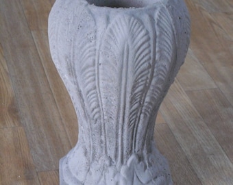 Cemetery Memorial Vase, Cement Vase, Vase, Memorial Vase, Patio Vase, Stone Vase, Garden Vase, Cement Planter, Cement Pot, Floral Urn