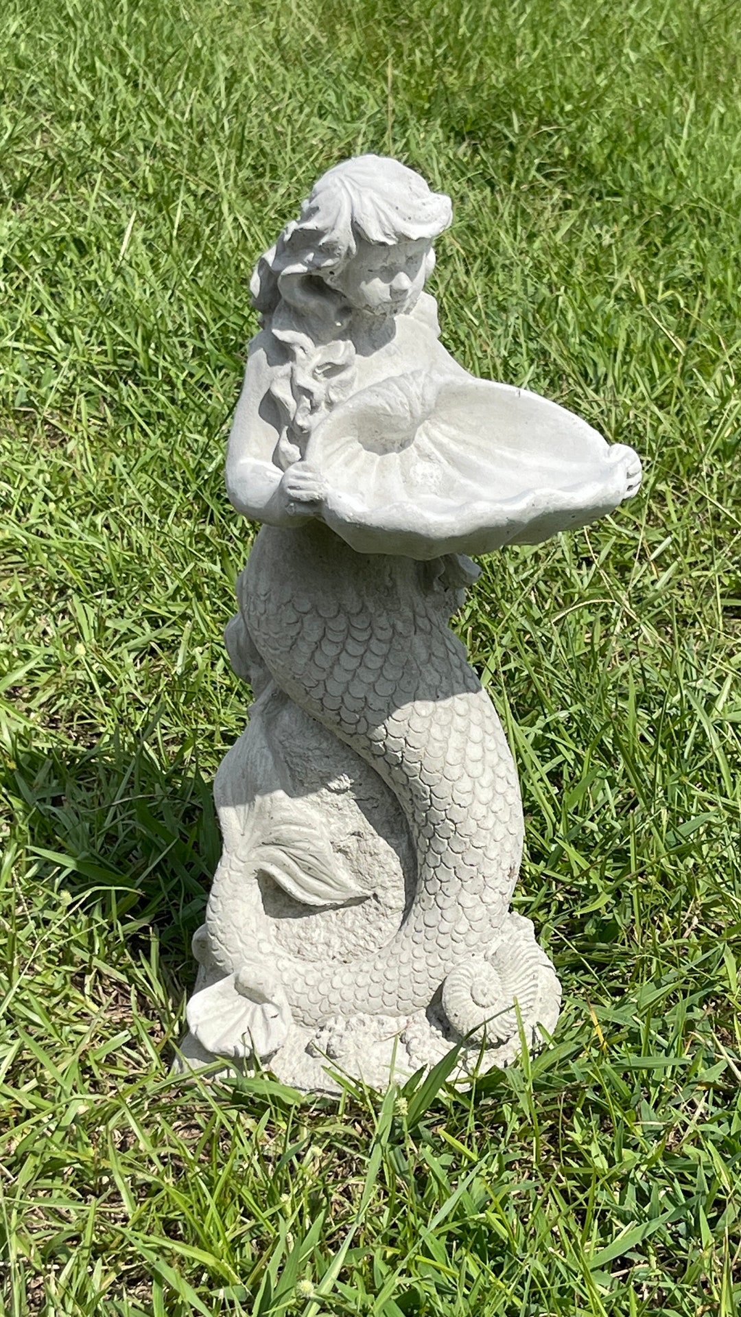 Mermaid Statue, Mermaid Fountain Topper, Mermaids, Concrete Mermaid