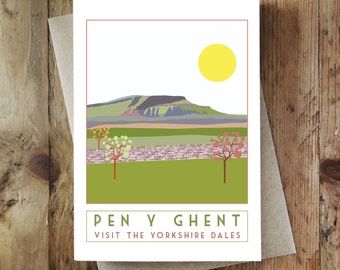 Penyghent Greetings Card