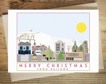 Baildon Christmas Card Multipack - Pack of 5