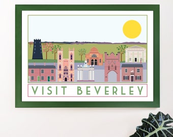 Visit Beverley Travel Poster