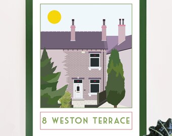 Personalised House Illustration