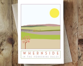 Whernside Greetings Card