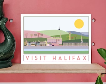 Visit Halifax Travel Poster