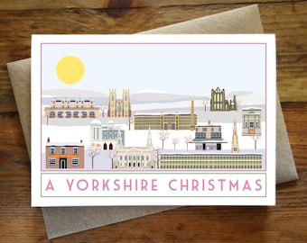 A Yorkshire Christmas Card Multi Pack of 5