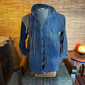 woven cotton hoody M