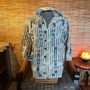 woven cotton hoody XL