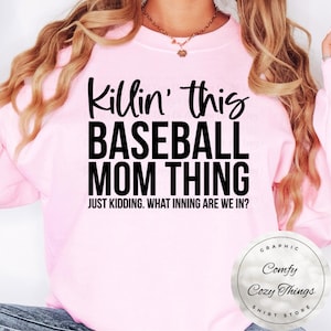 Funny Baseball Mom Shirt: What Inning Are We In? - Soft Cotton Tee