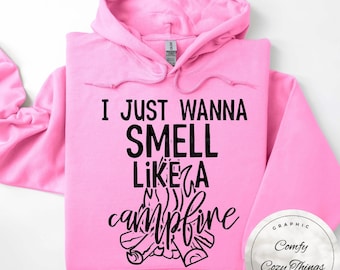 Campfire Smell Shirt: Unisex Cotton Camping Tee