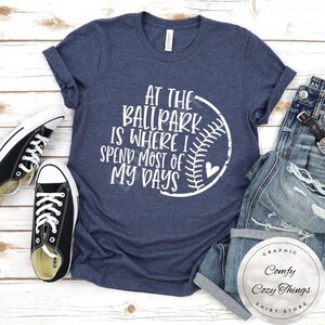 At The Ballpark Baseball Mama Shirt
