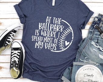 At The Ballpark Baseball Mama Shirt