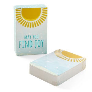 Puissiez-vous trouver Joy Card Deck - Meilleur mini jeu de cartes avec des affirmations simples pour trouver de la joie dans tous les jours