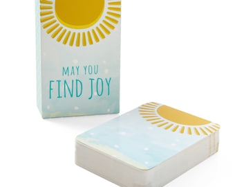 May You Find Joy Card Deck - Best Mini Card Deck with Simple Affirmations for Finding Joy in Every Day