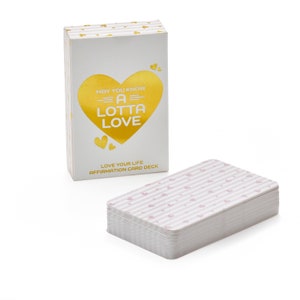 A Lotta Love - Jeu de cartes d’affirmation - Créez un beau rituel matinal quotidien
