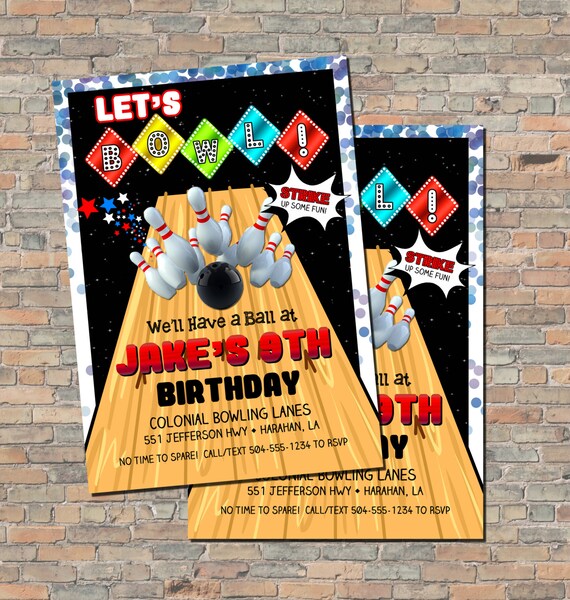 Invitation Fete Invitation Anniversaire Invitation Theme Etsy