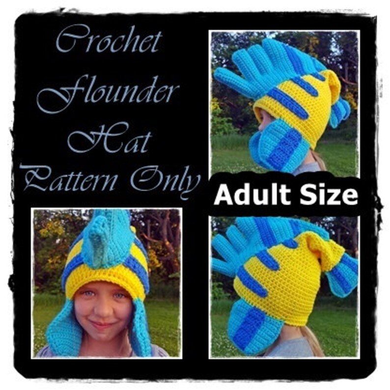 Flounder Hat Pattern Etsy