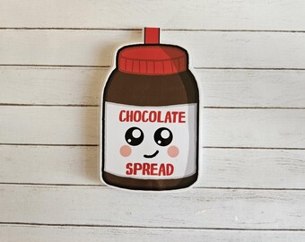 Marcador magnético de chocolate, papelería kawaii adorable