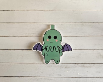 Marcador magnético Kawaii Cthulhu, accesorio para agenda, regalo para amantes de los libros