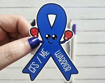 Chronic Fatigue Warrior Sticker: CFS and ME gift