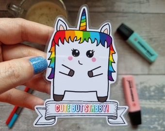 Imán de unicornio kawaii, regalo positivo, decoración para nevera
