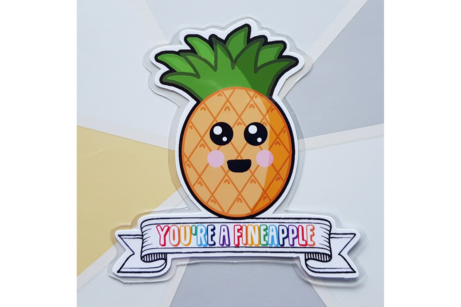 Pineapple Positivity Motivational Gift Etsy