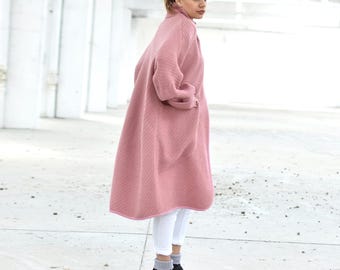 Generisch Cardigan da donna alla moda Cardigan a maniche lunghe Inverno