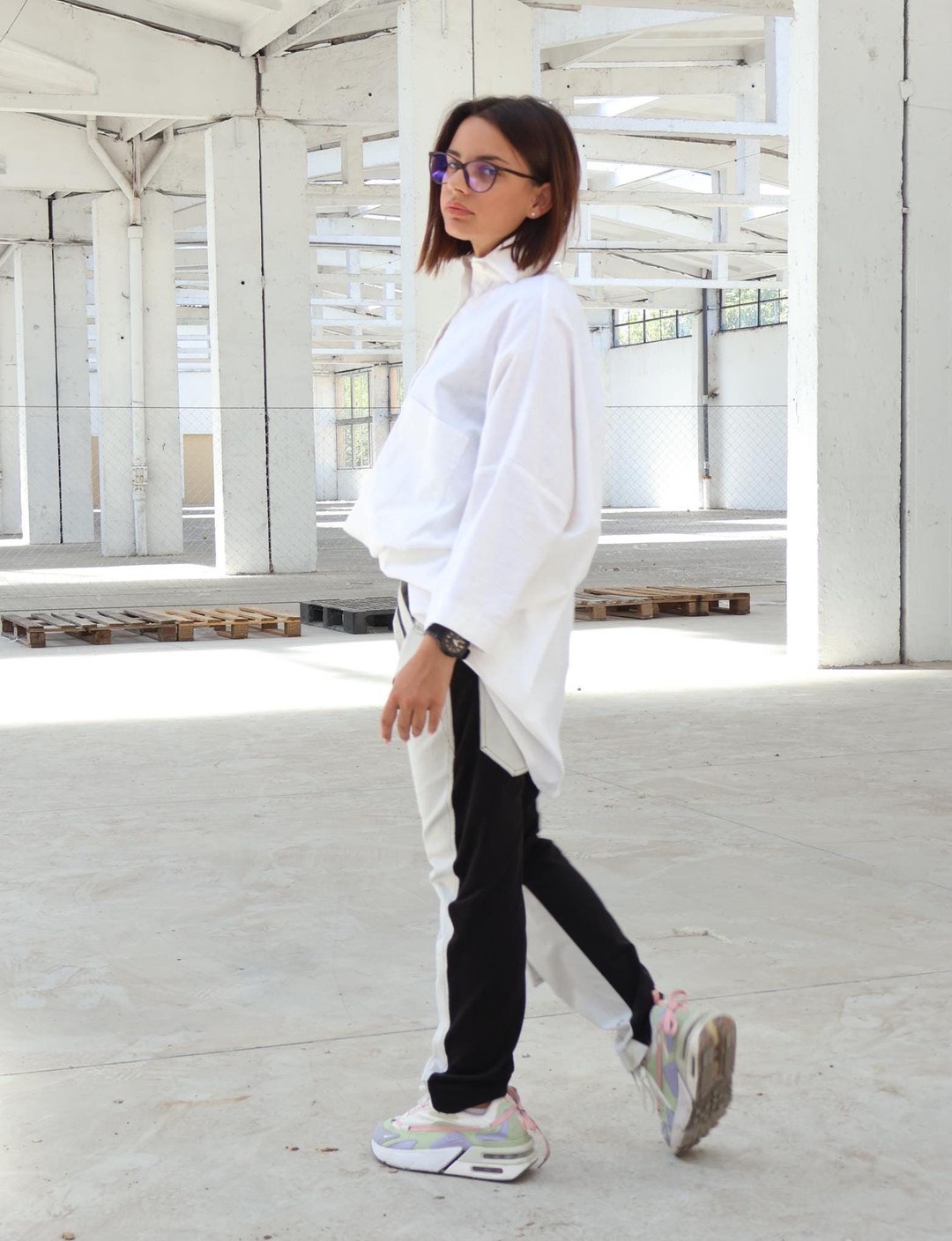 Toteme Women's Oversized Summer Cotton and Linen Shirt White