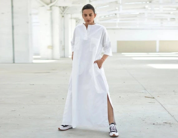 Linnen kaftan dames hotsell