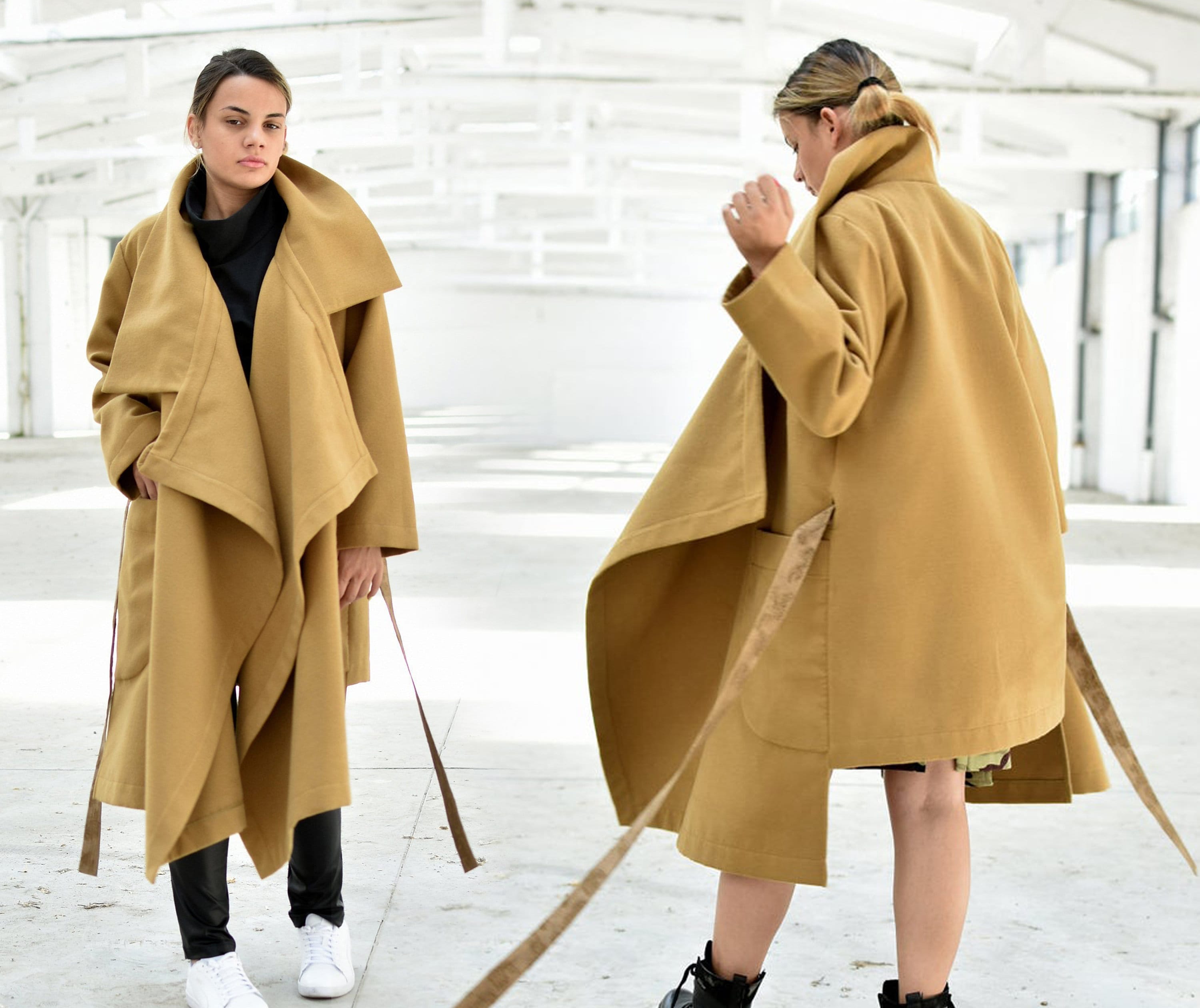 Asymmetric Trench - Etsy Asymmetric Trench - Etsy