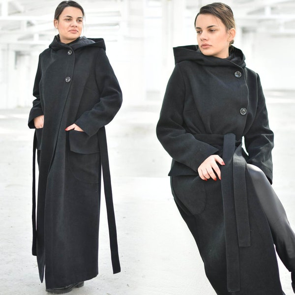 Ankle Length Coat Etsy