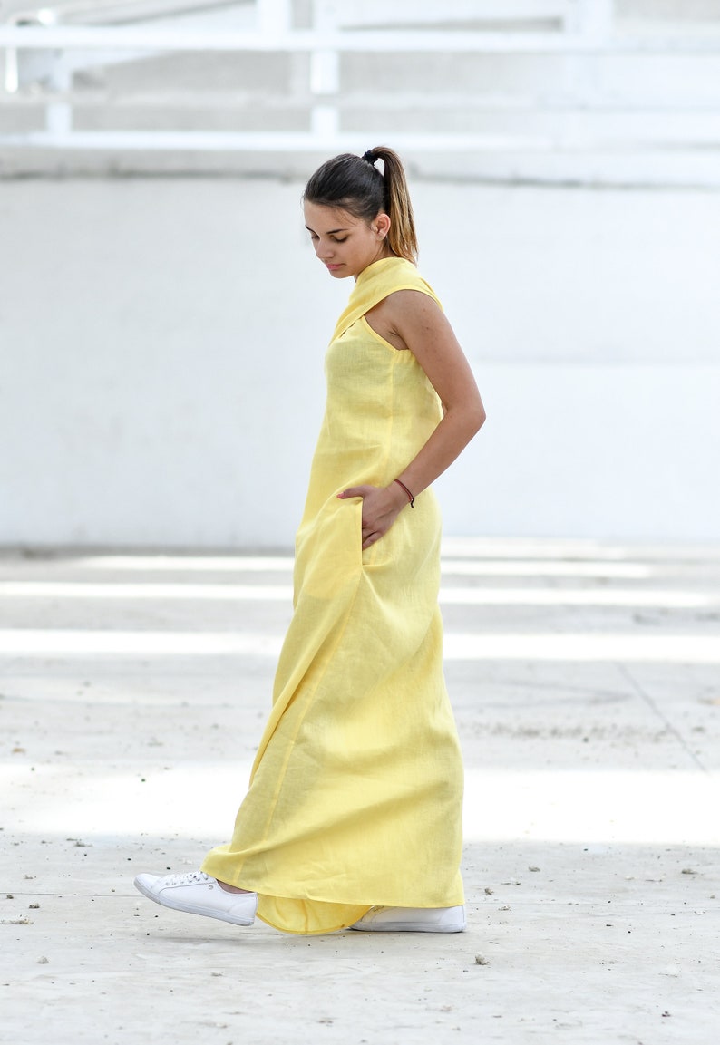 Maxi Dresses Yellow Wedding