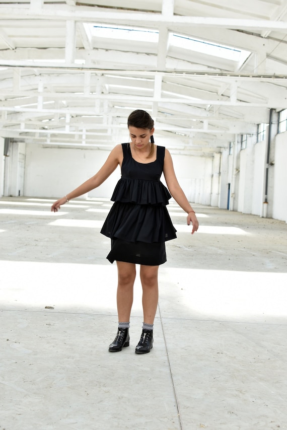 Midi black cheap summer dress