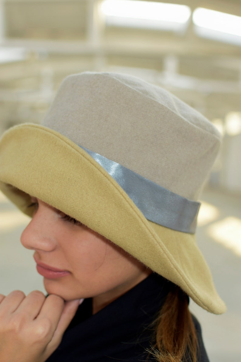 Floral Hat Wool Hat Womens Hat Gatsby Hat Wedding Hat Etsy