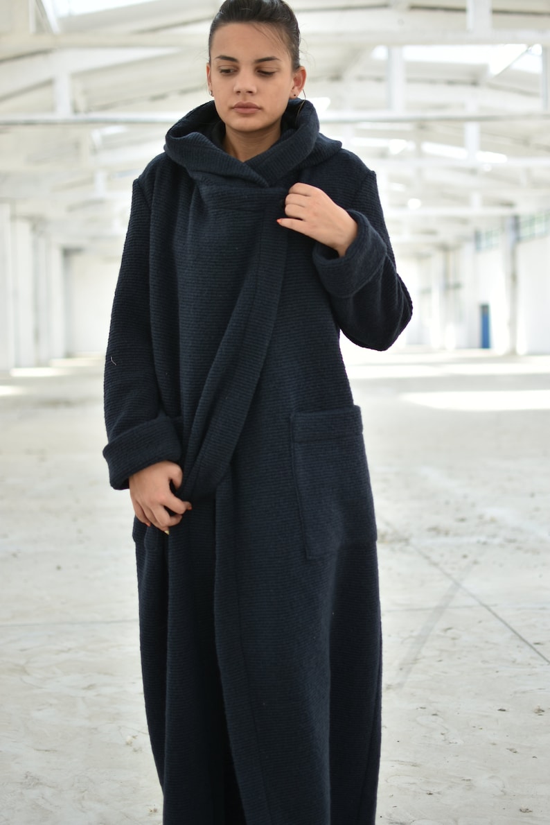 Long Wool Cardigan Merino Wool Coat Extra Long Cardigan Etsy Australia