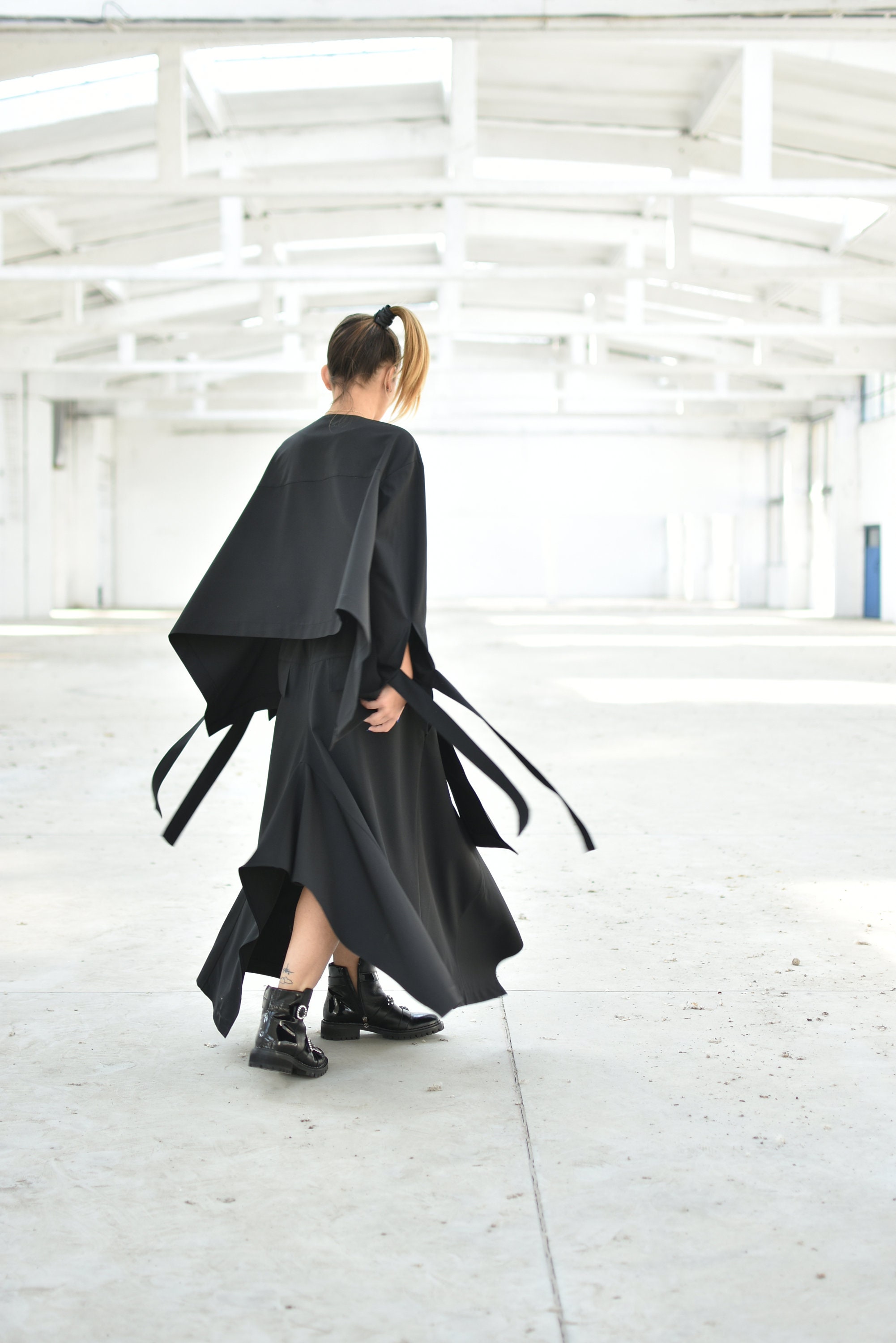 Sabotage — Avant-garde A-print Top Sabotage — Avant-garde A-print Top Avant Garde Black Shirt